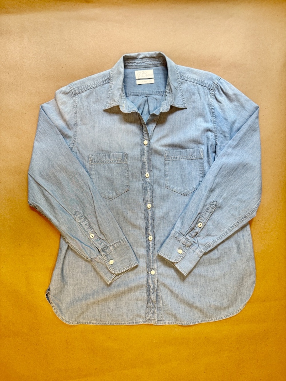 J. Crew Chambray 12 Denim Shirt